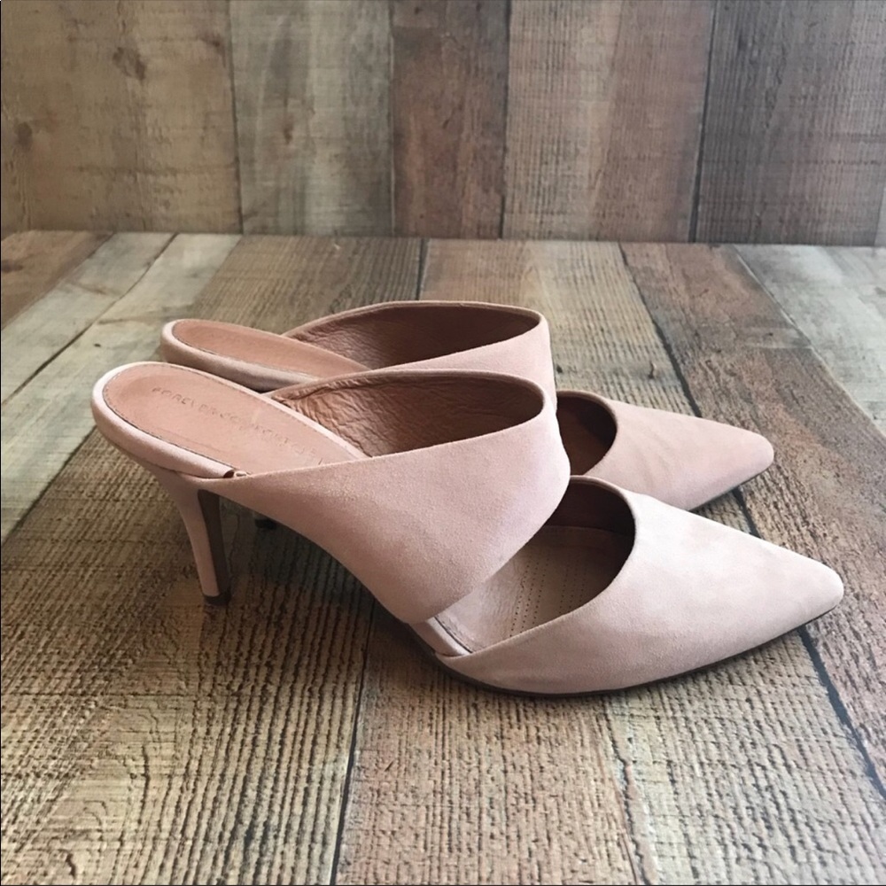 Sexy blush pink heels, wide fit